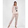 Pijama Invierno Mujer Minnie Bubbles