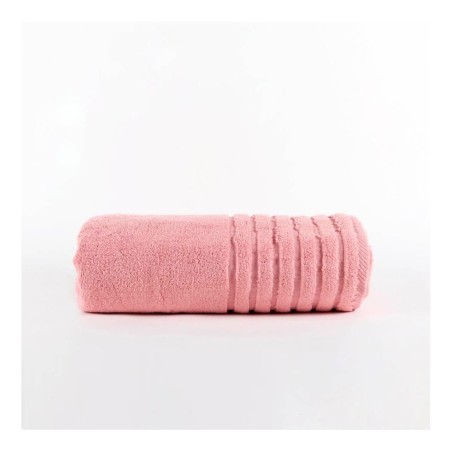 TOALLA 600GR ZERO TWIST ROSA PALO DON ALGODÓN